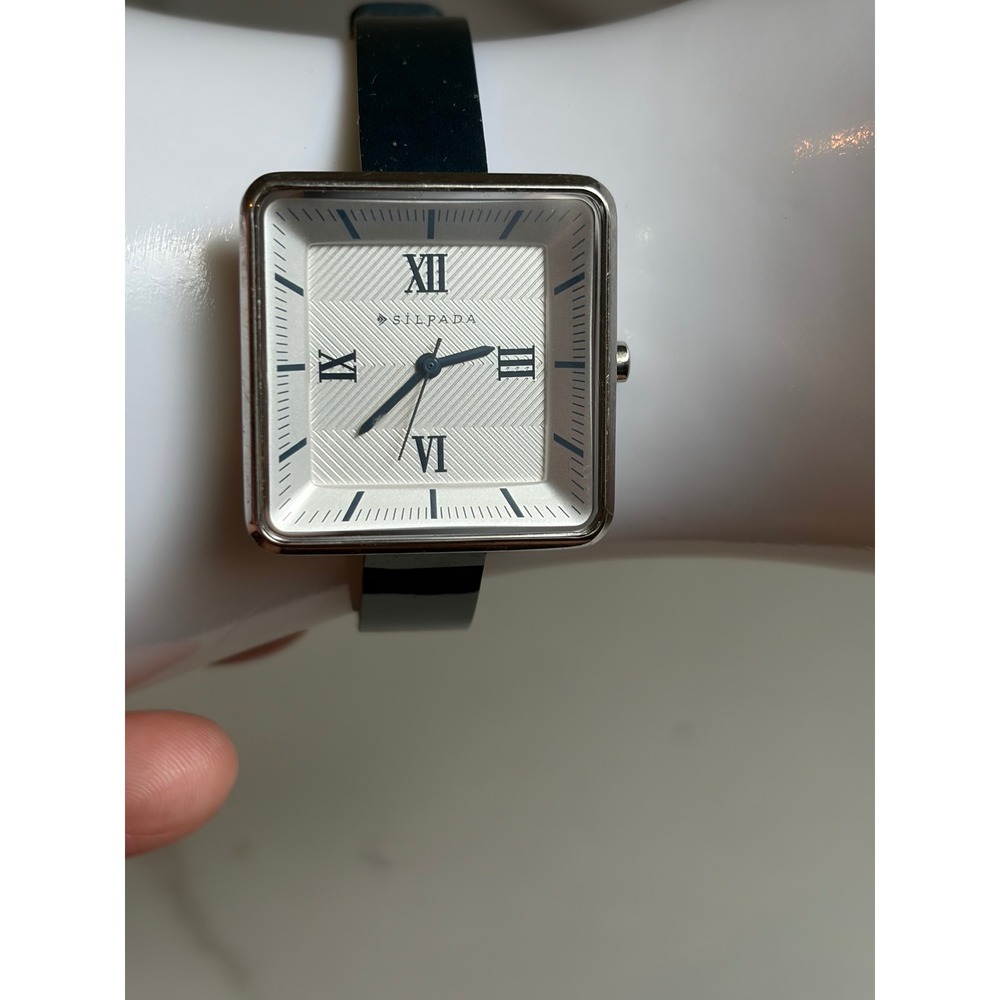 Silpada Designs Square Face Watch Stainless DO NOT BUY - Picture 2 of 11